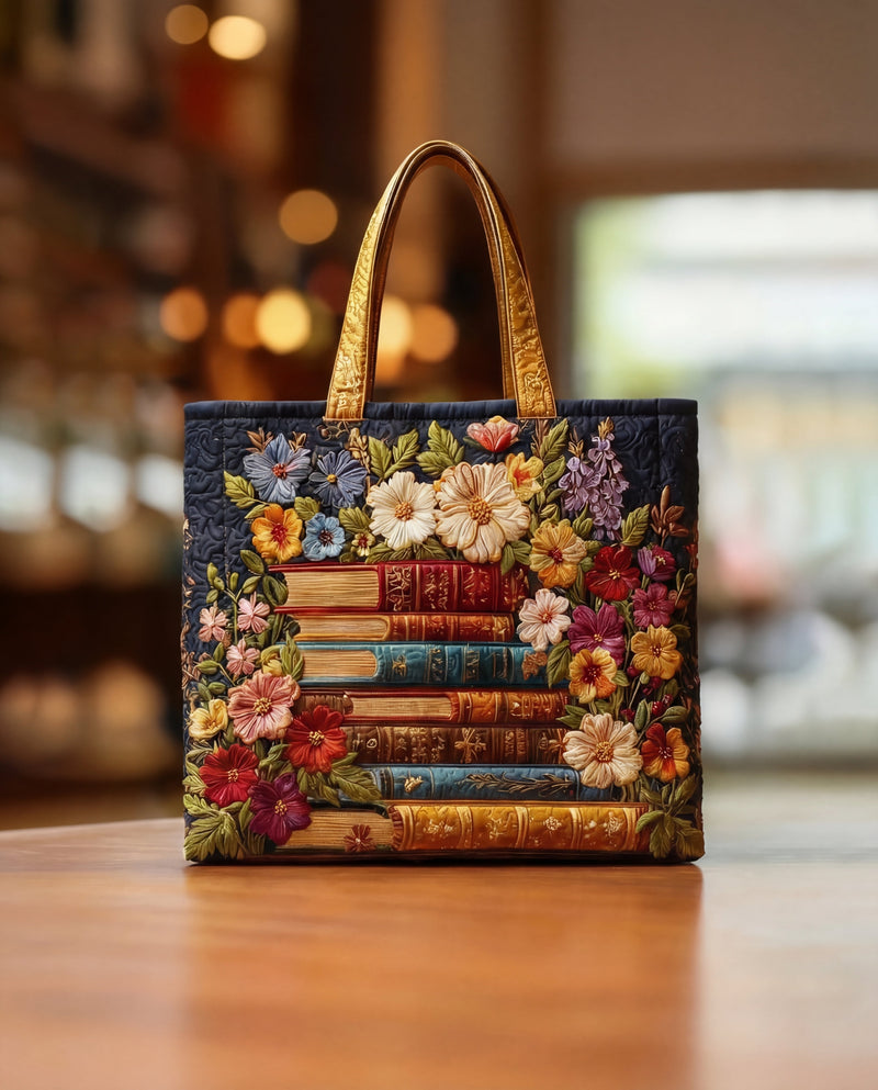 Bolsa Artesanal Acolchoada Estampado Floral | Primavera que dura