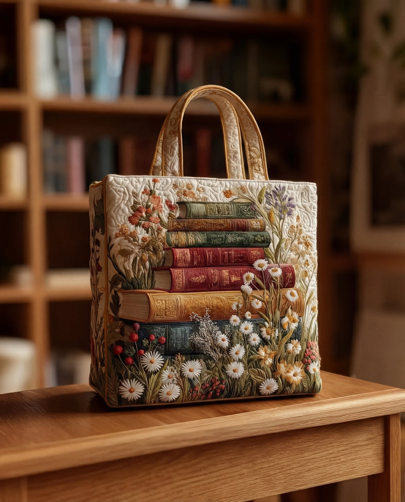 Bolsa Artesanal Acolchado Motivo Floral