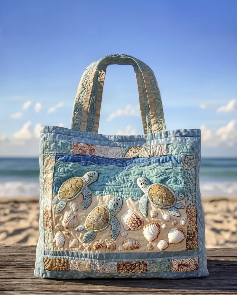 Bolsa Artesanal Acolchado Tartaruga