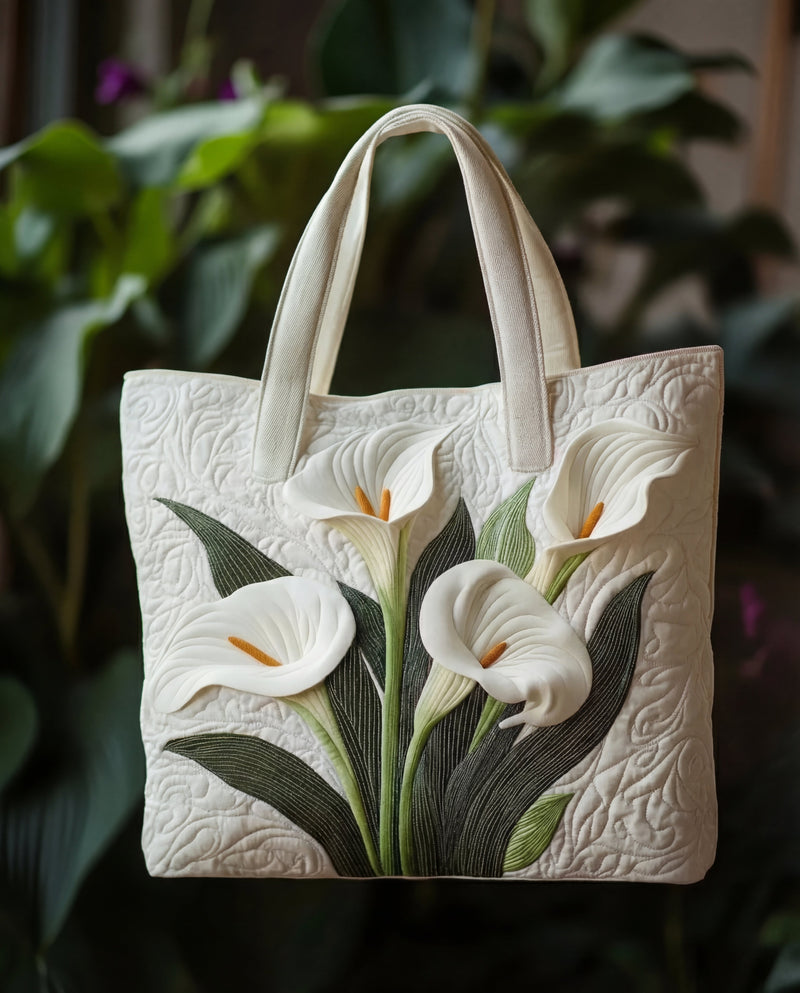 Bolsa Artesanal Acolchado Concha Branca