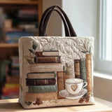 Bolso Artesanal Acolchado "Capítulo Café"