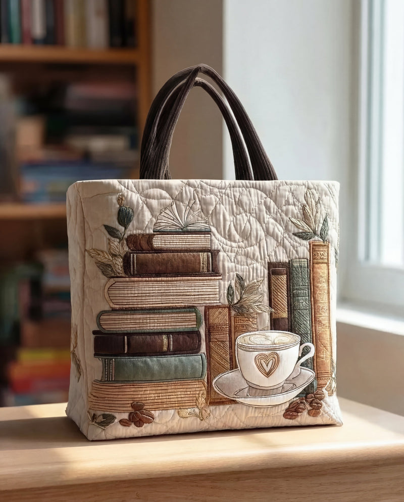 Bolsa Artesanal Acolchado Capítulo Café