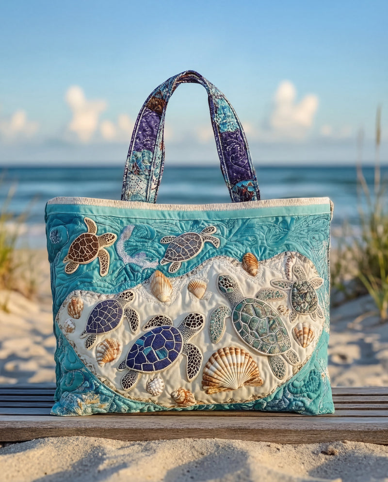 Bolsa Artesanal Acolchado Abraço de Tartaruga