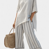 Clarisse | Conjunto Daisy Elegante Assimétrico Blusa Patognost