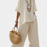 Catarina| Conjunto Daisy minimalista, confortável e elegante