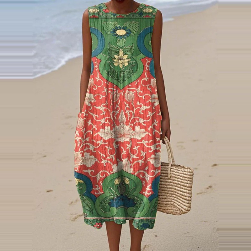 Diana | Vestido Midi Sem Mangas