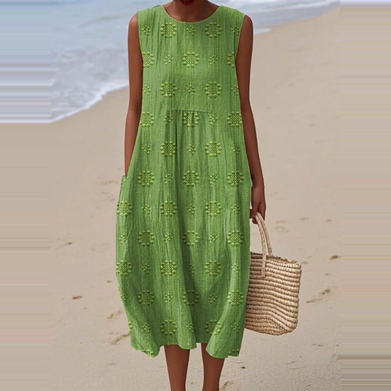 Melânia | Vestido Midi Confortável
