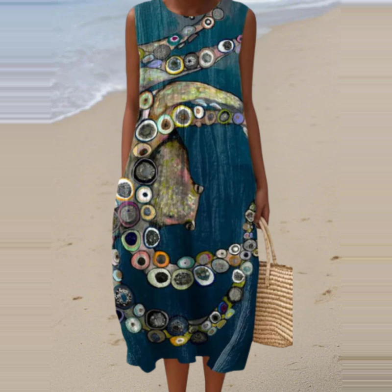 Tracy | Vestido Midi Sin Mangas