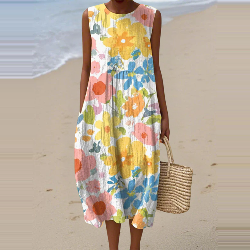 Teresa | Vestido Midi Sem Mangas