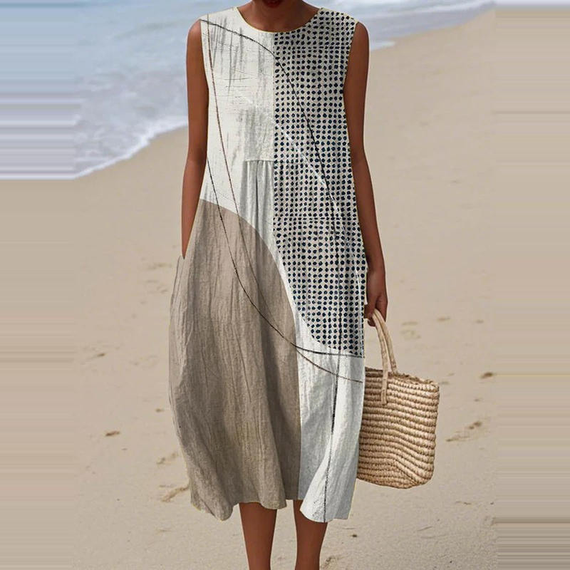 Alice | Vestido Midi Sem Mangas