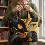 Bolsa Artesanal Gato Místico | Mistério Felino
