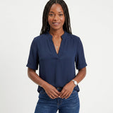 Célia - Blusa Fluida Decote em V