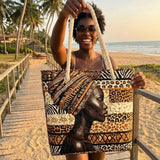Bolsa de Praia Feita à Mão | Rainha da Melanina