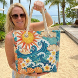 Bolso de Praia Feito à Mão | Halo Quente