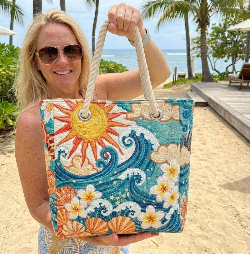 Bolsa de Praia Feita à Mão | Halo Quente