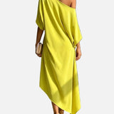 Camila - Vestido asimétrico elegante