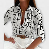 Romina | Blusa clássica com colarinho