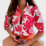 Romina | Blusa clássica com colarinho